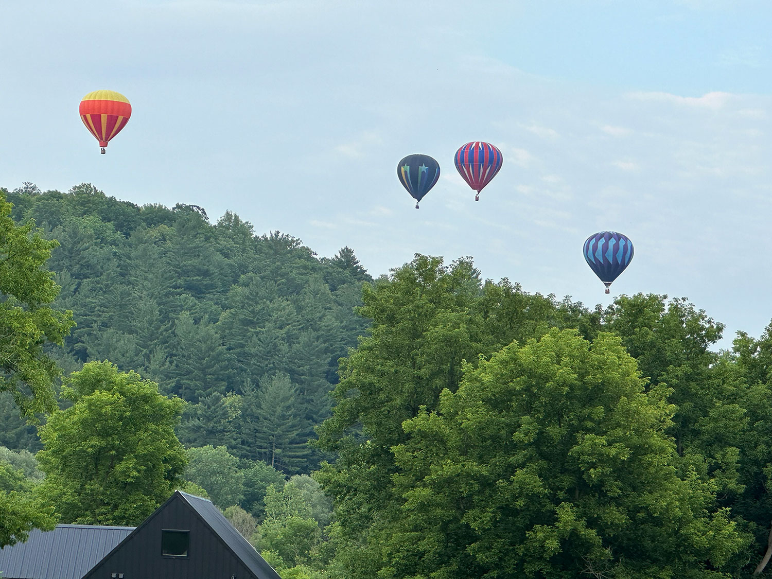 There is a local hot air balloon festival as well.