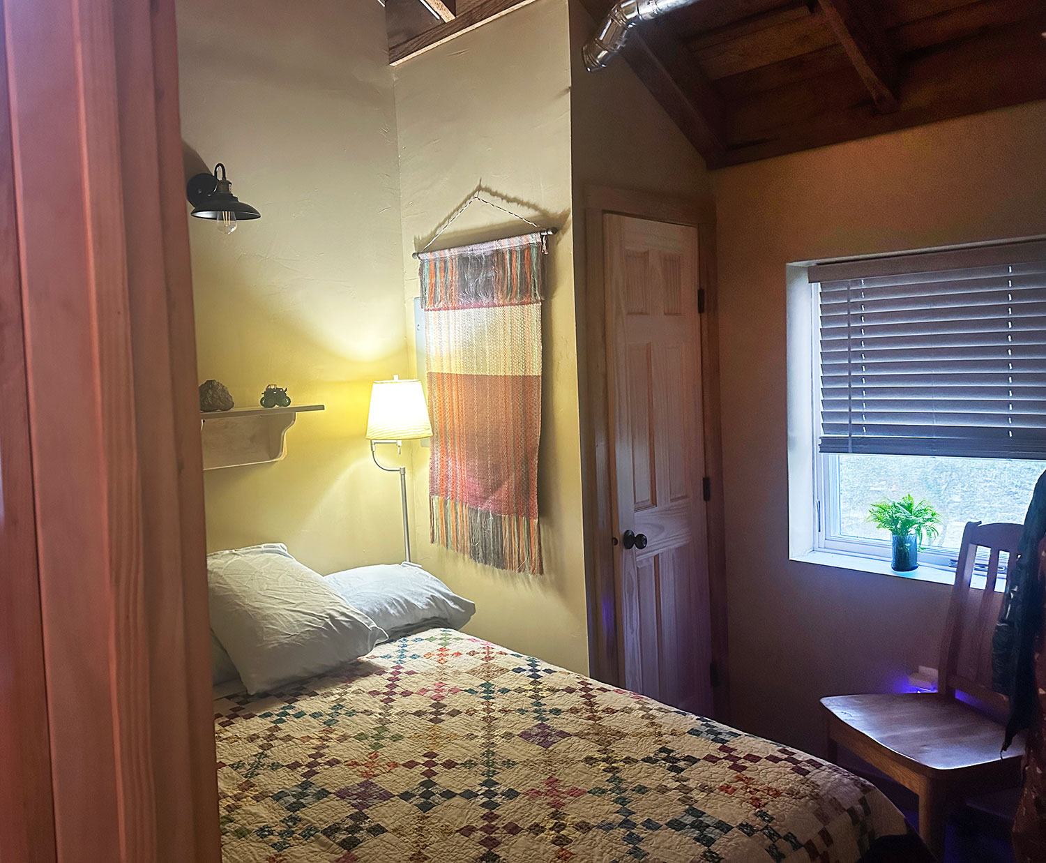 Bedroom with full bed