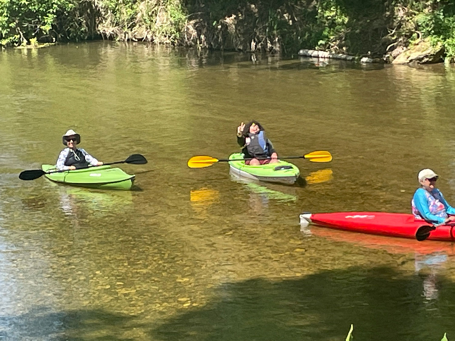 The Rush River provides a lot of fun