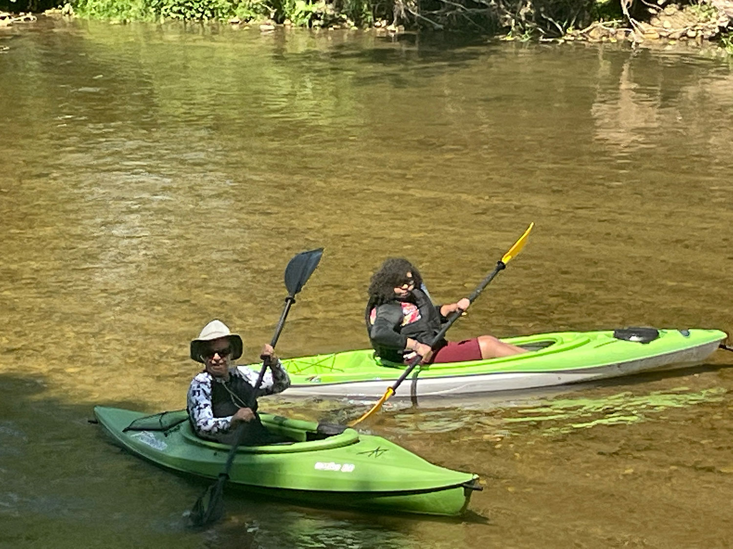 It is possible to Kayak portions of the Rush 